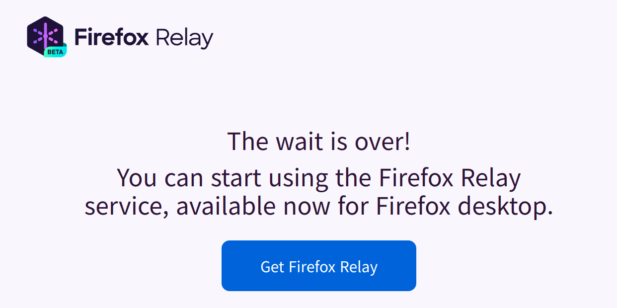 Firefox Relay 서비스 My Blog